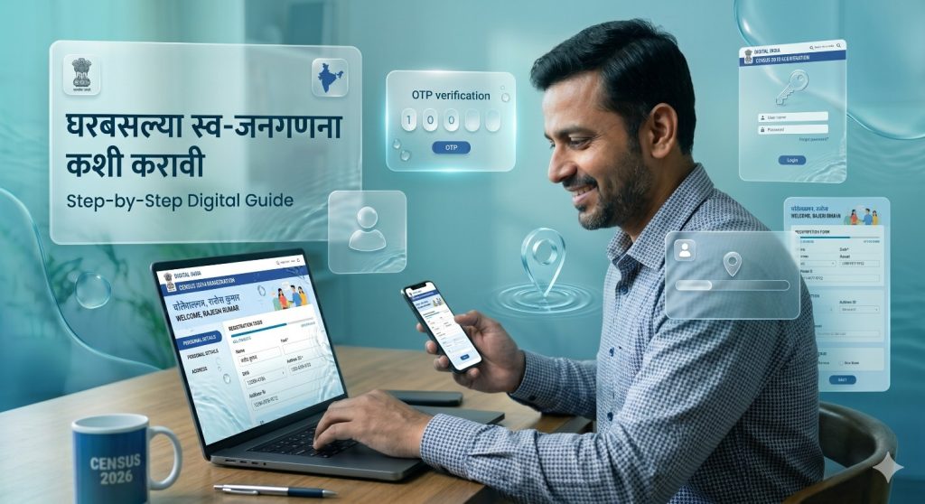 स्व-जनगणना मोबाईलवरून कशी करावी प्रक्रिया